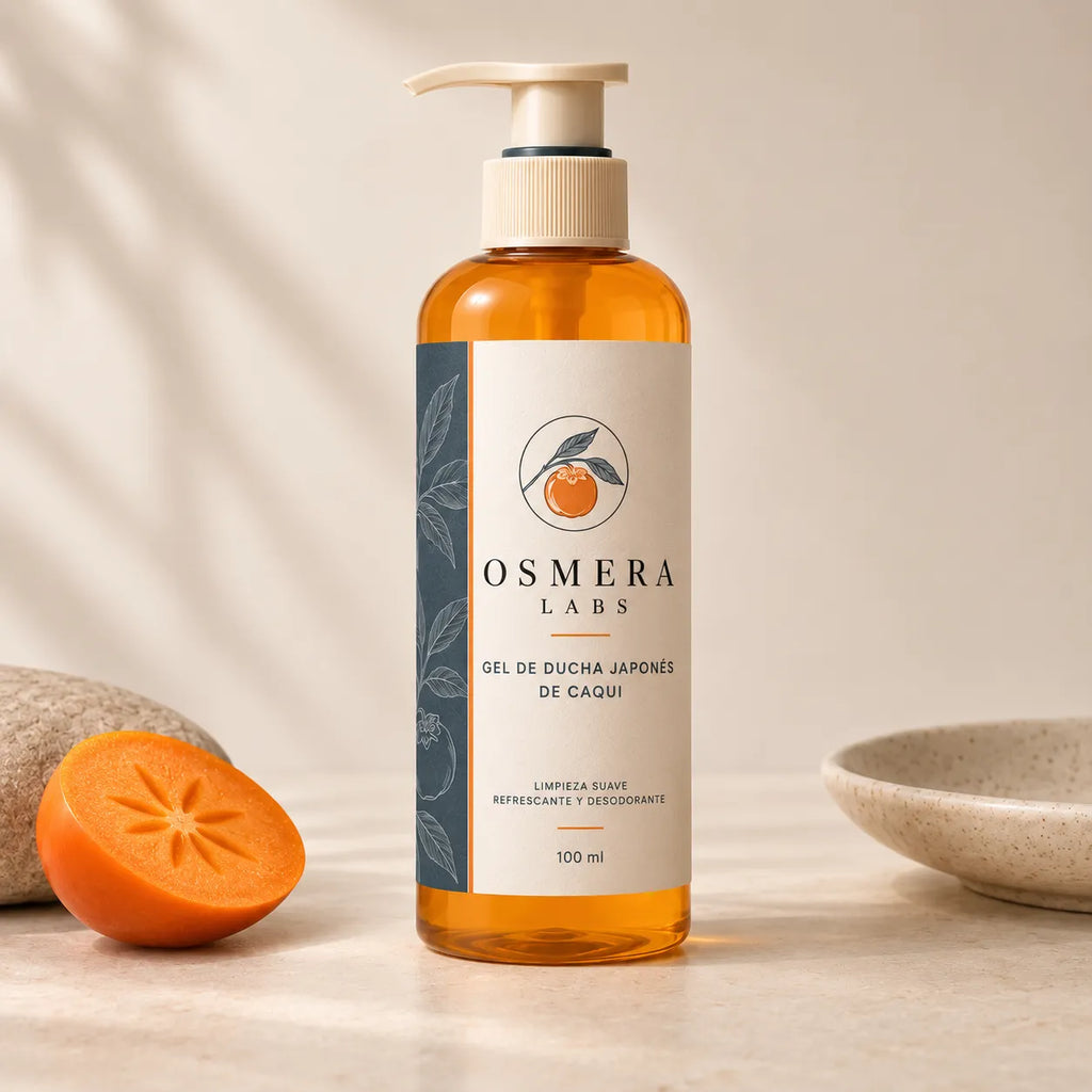 Gel de ducha de caqui