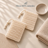 Bolsa exfoliante para jabón (pack de 2)