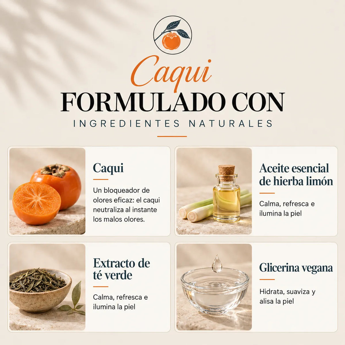 Desodorante de caqui